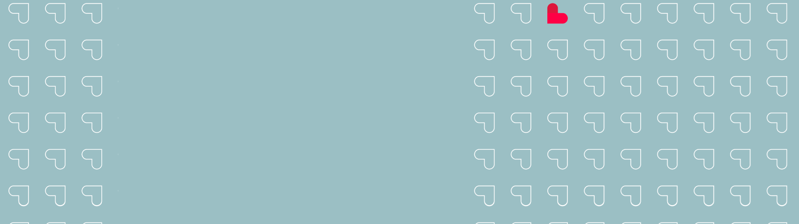 Blue Heart Pattern Hero 2 1600X900