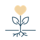 Generosity Heart Flower