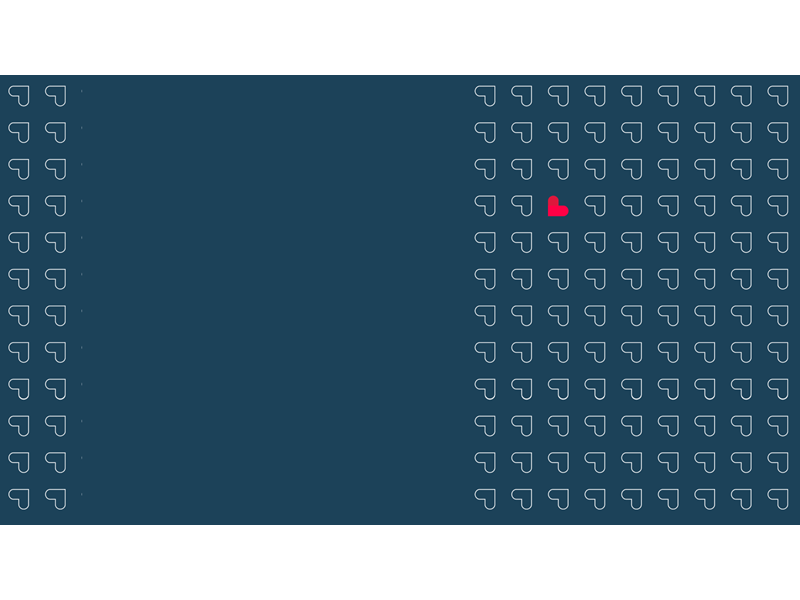 Dark Blue Heart Pattern Hero Tablet 1600X900