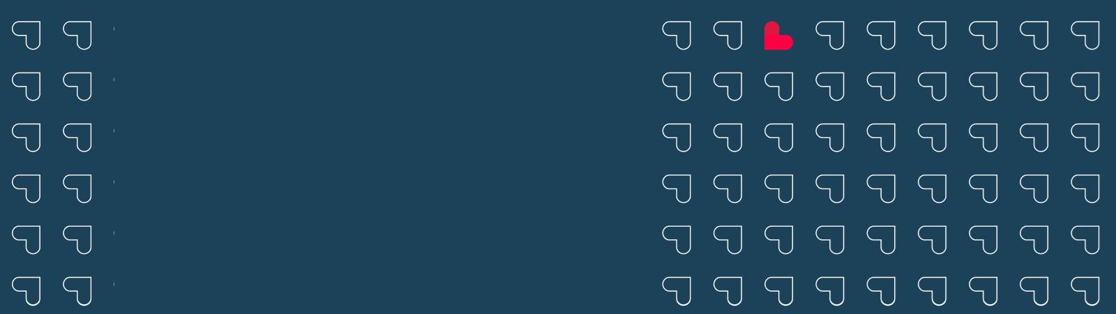 Dark Blue Heart Pattern Hero Tablet 1600X900